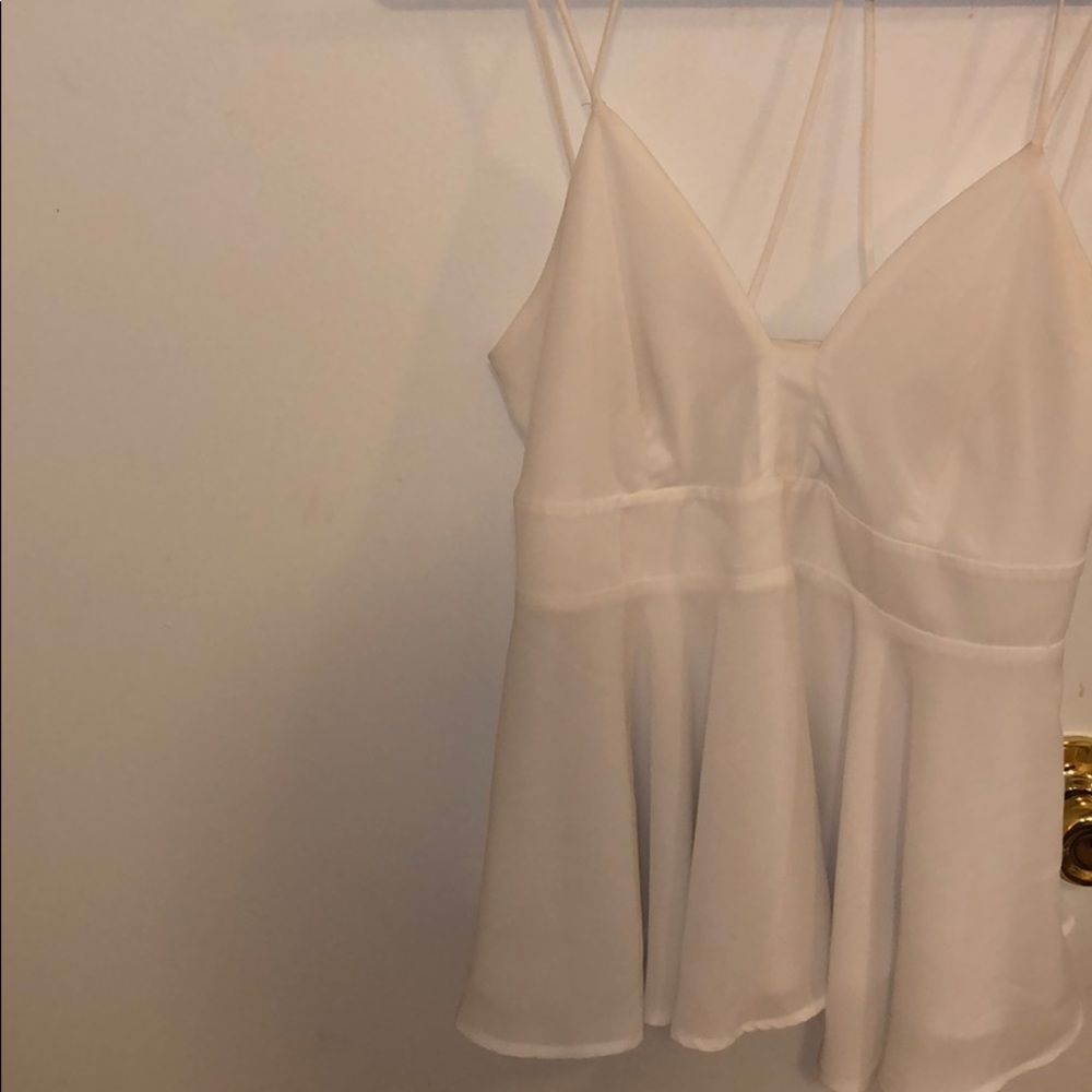 Express strappy swing tank top